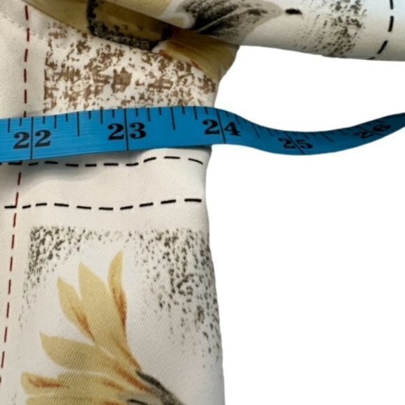 Alfred Dunner Jacket 16WP Floral Zip Up Lightweight Sunflower Beaded COTTAGECORE - Picture 5 of 10